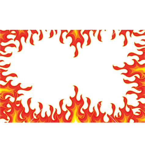 draw fire as a border - Clip Art Library