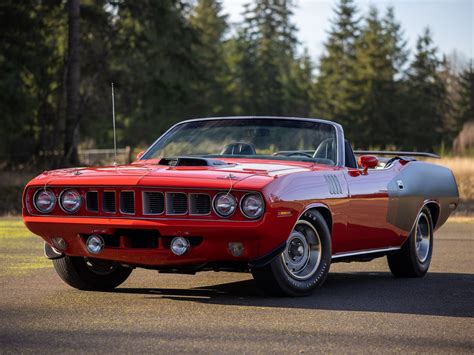 1971 Plymouth 'Cuda Convertible Hemi 426 Clone sold at Hemmings Auctions Online - CLASSIC.COM