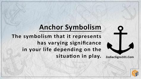 Simbolismo del ancla: la vida bajo la influencia del significado del ancla