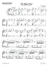 Magic Flute- Free Piano Sheet Music & Piano Chords