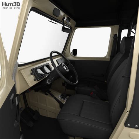 Suzuki Jimny with HQ interior 1977 3D model - Vehicles on Hum3D