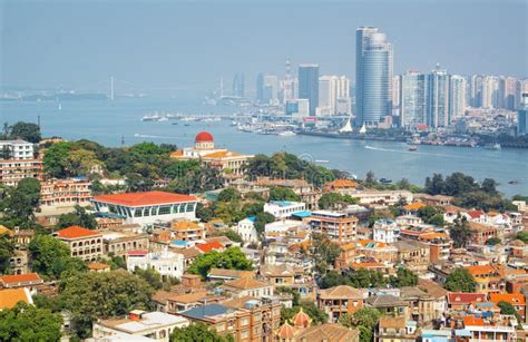 Xiamen Gulangyu island stock photo. Image of cityscape - 36289832