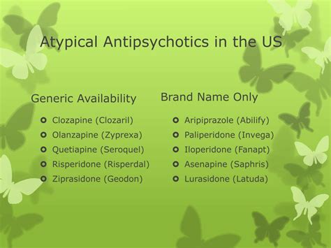 PPT - Atypical Antipsychotic Pharmacology PowerPoint Presentation, free ...