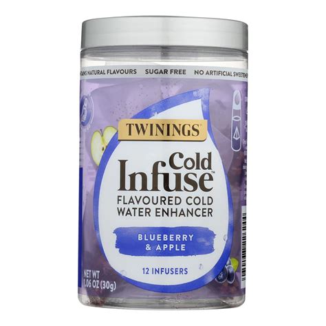 Twinings Blueberry & Apple Cold Infuse Tea Bags, 12 Count - Walmart.com