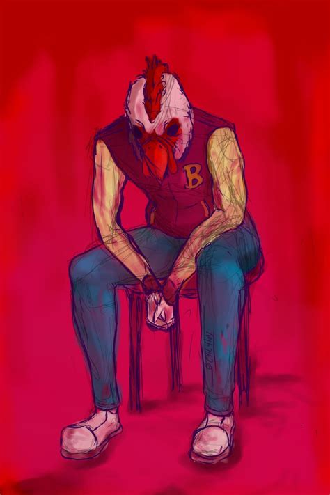 Jacket art 🐓 : r/HotlineMiami