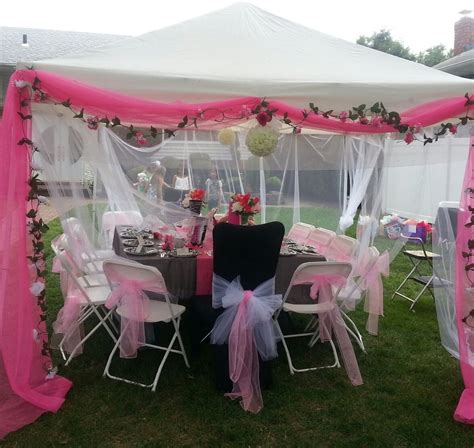 Tent decor by a beautiful woman | Girls birthday party, Tent decorations, Flea market decorating