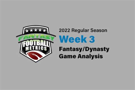 2022 Week 3: Dolphins 21, Bills 19 (Dynasty/Fantasy Analysis Game Report) - FantasyFootballMetrics
