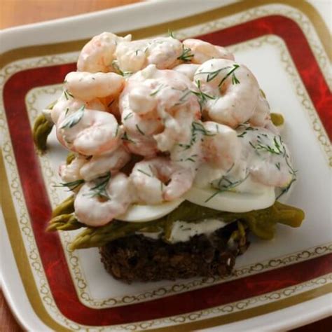 Swedish Shrimp Salad Sandwich {Food Of The World} - Lydia's Flexitarian Kitchen