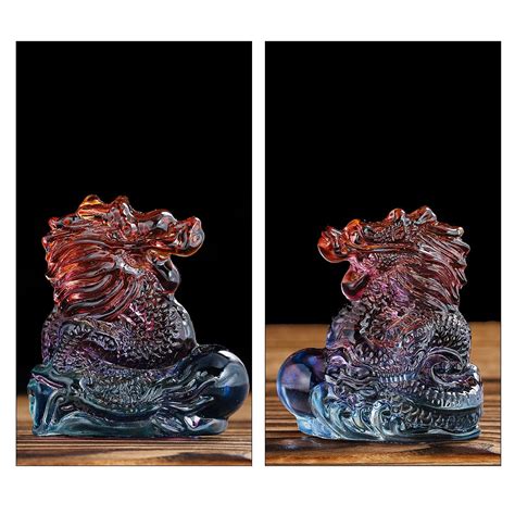 Multi-colored Miniature Crystal Dragon Figurine – HighEmporium.com