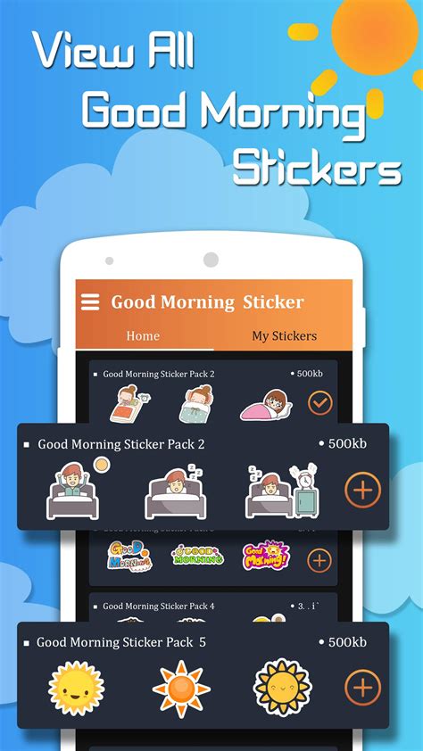 Animated Good Morning Stickers APK for Android Download