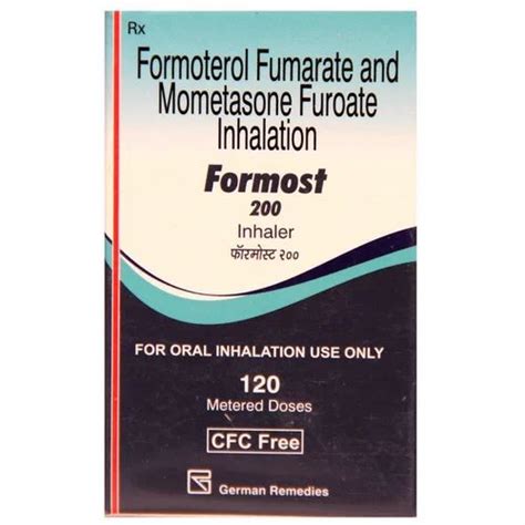 FORMOST Formoterol Fumarate Inhaler, 120MCG, Treatment: Asthma at best ...