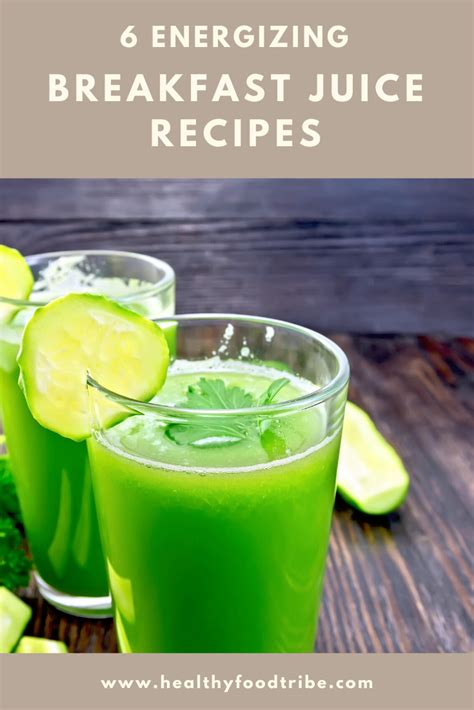 7 Delicious Breakfast Juice Recipes | Healthy Food Tribe | Breakfast juicing recipes, Breakfast ...