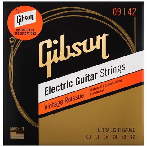 Gibson HVR 9, 009-042, Vintage Reissue « Electric Guitar Strings