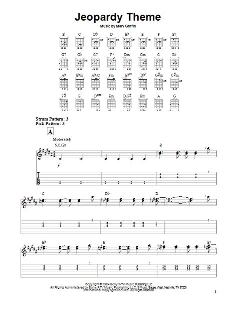 Jeopardy Theme | Sheet Music Direct