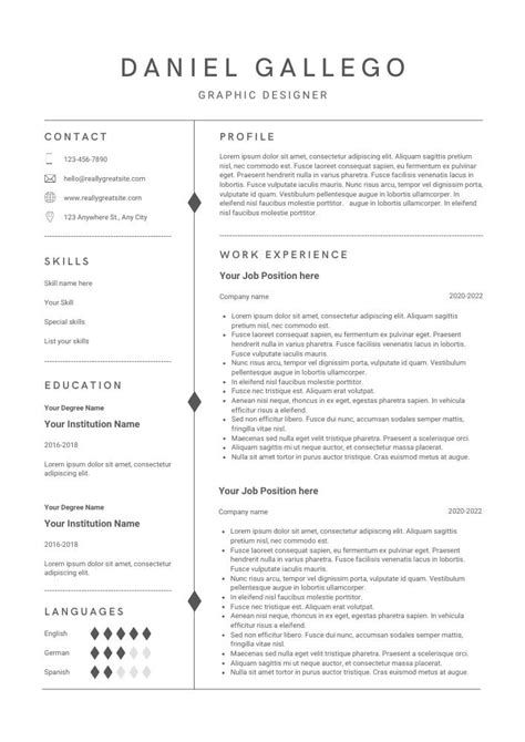 8 Best Canva Resume Templates - Career Reload