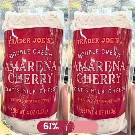 Trader Joe's Double Cream Amarena Cherry Rated: 61%👍 - Trader Joe's List