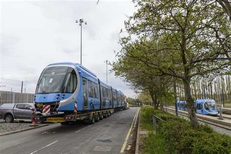 First of eight new trams delivered ready for expansion of West Midlands ...