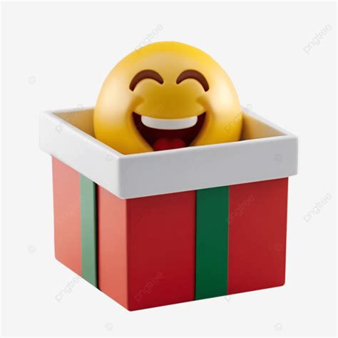 Christmas Gift Box 3d Emoji, Christmas, Christmas Gift, Gift Box Icon ...