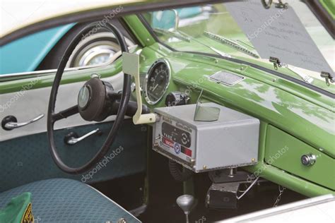 1959 Nash Metropolitan Checker Taxi Cab Interior – Stock Editorial Photo © mybaitshop #12692444