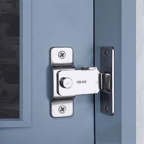 Barn Door Hasp 90 Degree Safety Lock, Flip Door Latch, Stainless Steel Gate Latches Safety Door ...