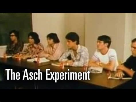 Social Experiment - The Asch Experiment - YouTube