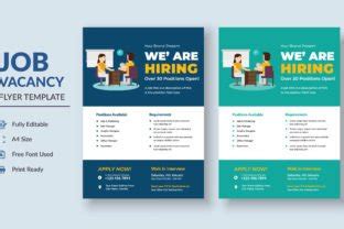 Job Vacancy Flyer Template Graphic by Gentle Graphix · Creative Fabrica