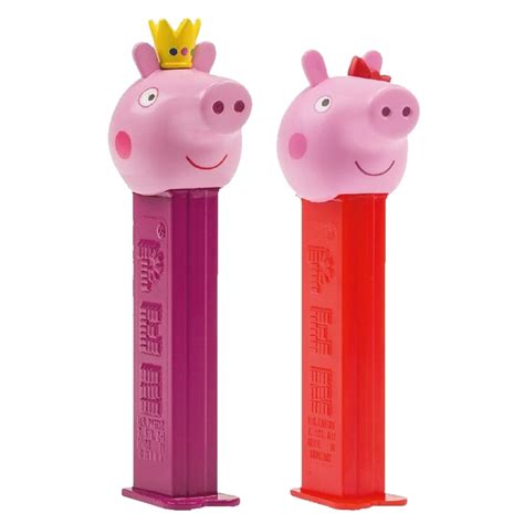 Buy PEZ Peppa Pig Candy Dispenser Set – Peppa Pig And Princess Peppa ...