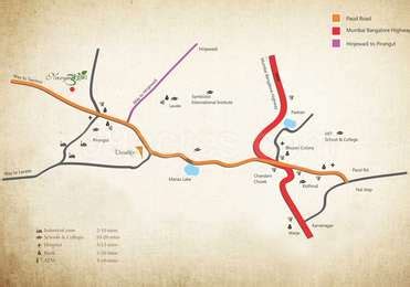 Calyx Lenora and Merlin Group Avior Navyangan Map - Pirangut, Pune ...