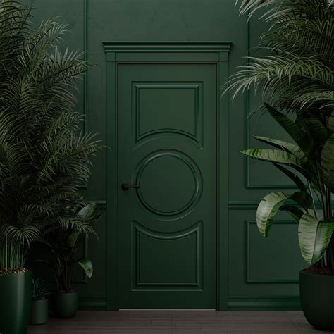 Green door on Behance