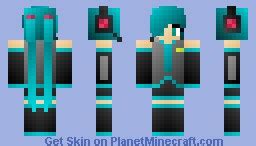 Hatsune Miku Minecraft Skin