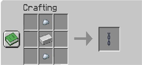 How to Craft Chains Minecraft | Minecraft crafting recipes, Crafting recipes, Minecraft crafts