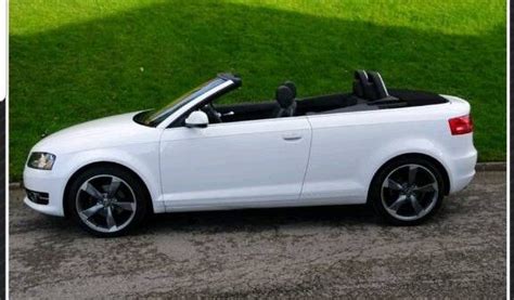 Audi A3 White Cabriolet Convertible 1.6 Diesel Low Mileage Excellent ...