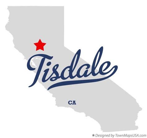 Map of Tisdale, CA, California