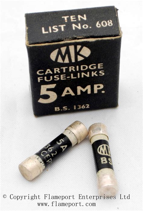 MK 5 Amp BS1362 Cartridge Fuse-Links