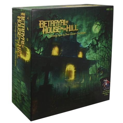 Avalon Hill Betrayal at House on the Hill Second Edition Cooperative Board Game Rules ...