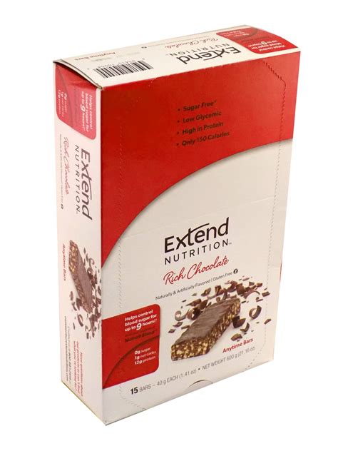 Amazon.com: Extend Bar, Chocolate Peanut Butter, 1.41 oz. Bars (Pack of ...