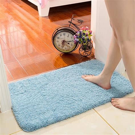 Anti slip Bath Mat For Toilet Colorful Bathroom Carpet For Decor Bathroom & Kitchen Carpet ...