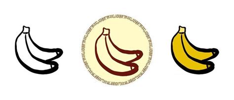 Banana Outline Vector Art, Icons, and Graphics for Free Download