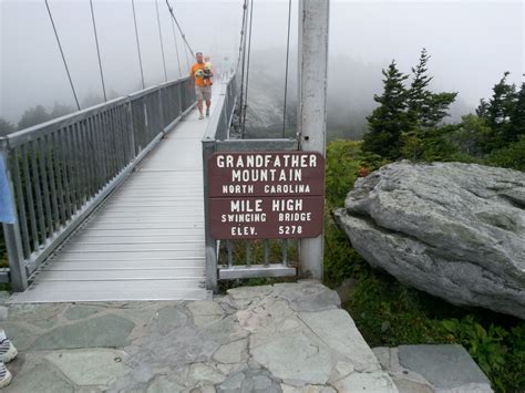 Mile High Swinging Bridge- Grandfather Mountain, NC | Swinging bridge, Grandfather mountain ...