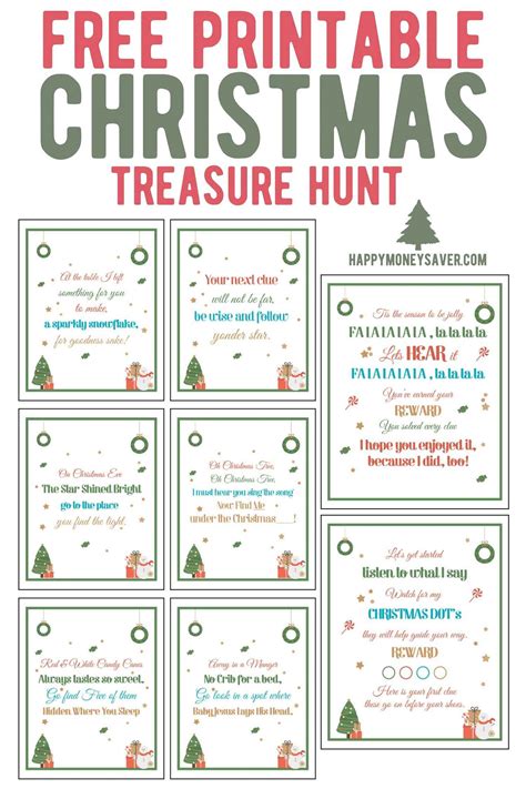 The Ultimate Christmas Treasure Hunt + free printable