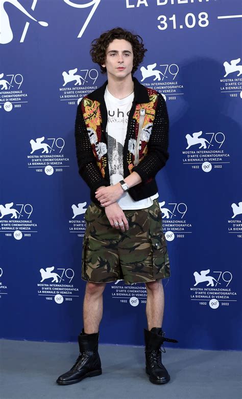 Timothée Chalamet Goes Eclectic in Celine for ‘Bones & All’ at Venice