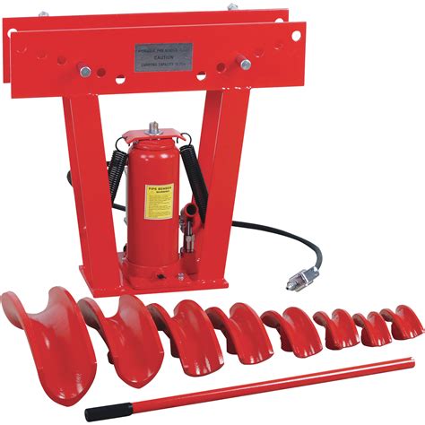 Northern Industrial Air/Hydraulic Pipe Bender — 16-Ton | Pipe Bar ...