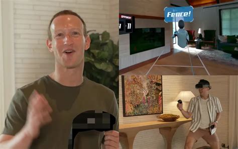 Zuckerberg Teases Mixed Reality Fencing Game On Quest Pro