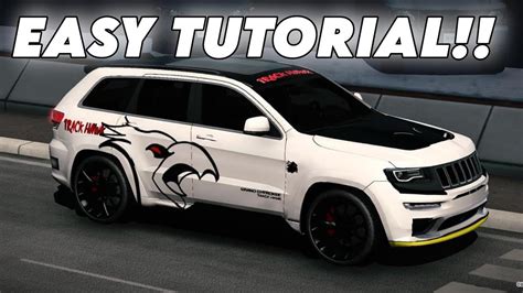 Dodge Trackhawk Logo Livery Design Tutorial | Easy Tutorial | Car ...