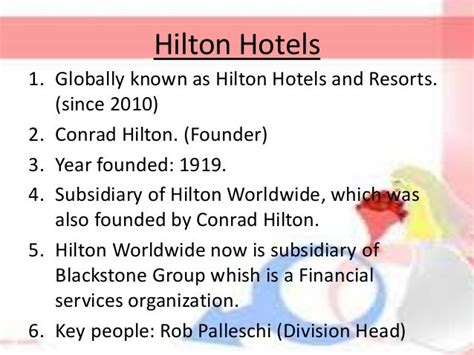 Hilton hotels