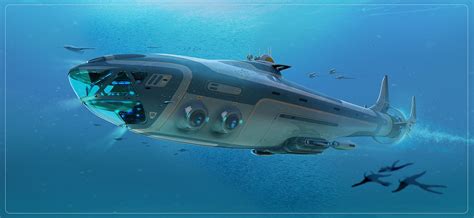 ArtStation - -Submarine Concept-