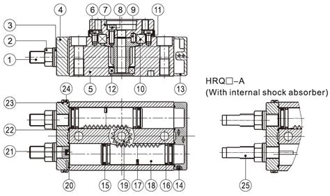 Pneumatic Rotary Actuator, Rack and Pinion, Double acting | ATO.com