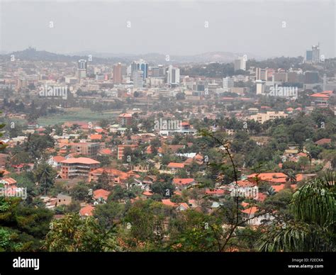 Skyline von Kampala, Februar 2011, Uganda Stock Photo - Alamy