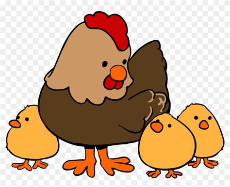 Cute Chicken Clipart Clipart - Cartoon Hen And Chicks - Free ...