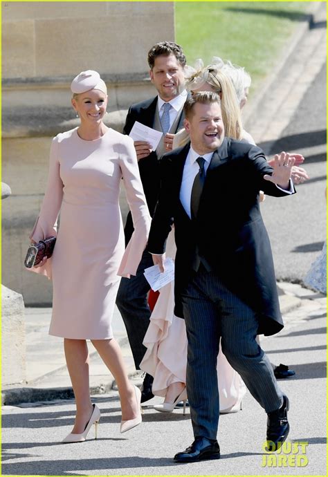 James Corden Attends the Royal Wedding with Wife Julia Carey: Photo ...